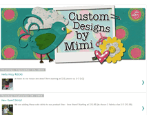 Tablet Screenshot of customdesignsbymimiblog.blogspot.com