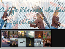 Tablet Screenshot of alifeplannedisneverasexpected.blogspot.com