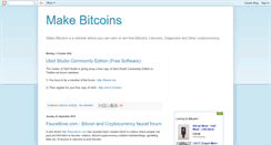 Desktop Screenshot of make-bitcoins.blogspot.com