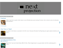 Tablet Screenshot of nextprojection.blogspot.com