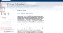 Desktop Screenshot of fordhamcollegealumni.blogspot.com