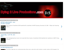Tablet Screenshot of dying2liveproductions.blogspot.com