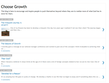 Tablet Screenshot of choosegrowth.blogspot.com