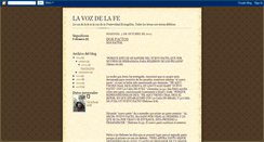 Desktop Screenshot of lavozdelafe-dondelsol.blogspot.com