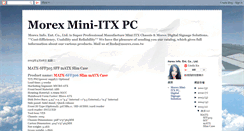 Desktop Screenshot of morex-miniitxpc.blogspot.com