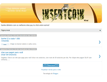 Tablet Screenshot of insertcoin-ganhedinheiro.blogspot.com