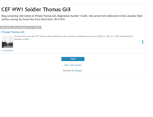 Tablet Screenshot of cefww1soldiertgill.blogspot.com