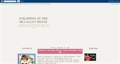 Desktop Screenshot of mccalleyhouse.blogspot.com