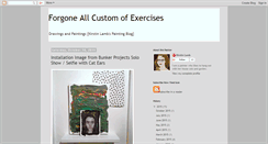 Desktop Screenshot of forgoneallcustomofexercises.blogspot.com