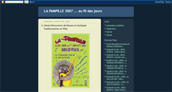 Desktop Screenshot of lapampille2007.blogspot.com
