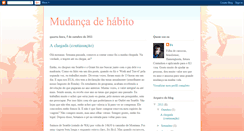 Desktop Screenshot of minhamudancadehabito.blogspot.com