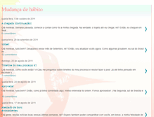 Tablet Screenshot of minhamudancadehabito.blogspot.com