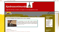 Desktop Screenshot of ajedrezesmimundo.blogspot.com