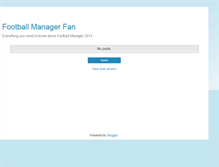 Tablet Screenshot of footballmanagerfan.blogspot.com