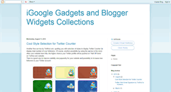 Desktop Screenshot of igooglegadget.blogspot.com