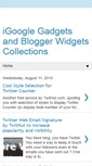 Mobile Screenshot of igooglegadget.blogspot.com