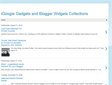 Tablet Screenshot of igooglegadget.blogspot.com
