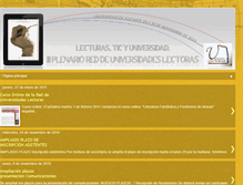 Tablet Screenshot of lecturaticyuniversidad.blogspot.com