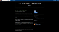 Desktop Screenshot of catehamiltonnart.blogspot.com