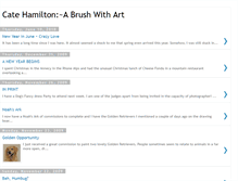 Tablet Screenshot of catehamiltonnart.blogspot.com