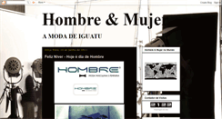 Desktop Screenshot of hombreemujer.blogspot.com