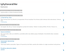 Tablet Screenshot of lyhyttavara.blogspot.com