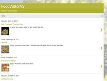 Tablet Screenshot of foodwithsas.blogspot.com
