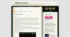 Desktop Screenshot of alfonsodelatorre.blogspot.com