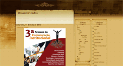 Desktop Screenshot of des-autorizados.blogspot.com