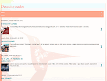 Tablet Screenshot of des-autorizados.blogspot.com