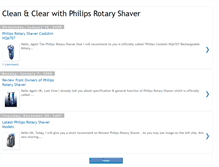 Tablet Screenshot of philips-rotary-shaver.blogspot.com