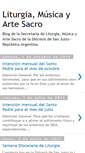 Mobile Screenshot of liturgiamusicayartesacro.blogspot.com