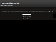 Tablet Screenshot of chevaldechaine.blogspot.com