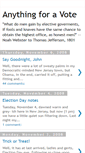 Mobile Screenshot of anythingforavote.blogspot.com