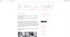 Desktop Screenshot of leblogsosophie.blogspot.com