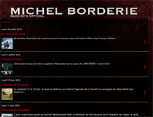 Tablet Screenshot of michelborderie-art.blogspot.com