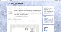 Desktop Screenshot of 310degreeskelvin.blogspot.com