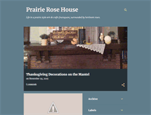 Tablet Screenshot of prairierosehouse.blogspot.com