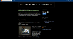 Desktop Screenshot of electricalprojecttestimonial.blogspot.com