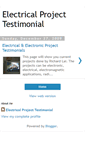 Mobile Screenshot of electricalprojecttestimonial.blogspot.com