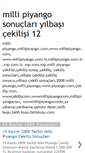 Mobile Screenshot of millipiyango-sonuclari.blogspot.com
