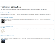 Tablet Screenshot of luxuryconnection.blogspot.com