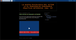 Desktop Screenshot of lanuevapsicologiadelactor.blogspot.com
