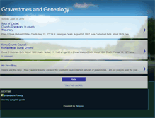 Tablet Screenshot of gravestonegenealogy.blogspot.com