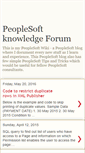 Mobile Screenshot of peoplesoft5.blogspot.com