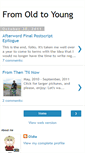 Mobile Screenshot of fromoldtoyoung.blogspot.com