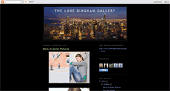 Desktop Screenshot of lukebinghamgallery.blogspot.com