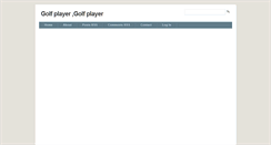 Desktop Screenshot of hotgolfplayer.blogspot.com