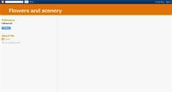 Desktop Screenshot of flowersandscenery.blogspot.com