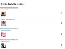 Tablet Screenshot of annikastepper.blogspot.com